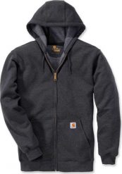Carhartt Bluza Carhartt Midweight Hooded ZIP Carbon. Bluzy męskie Carhartt, m, bez wzorów, bez ramiączek, bez kaptura. Za 265.11 zł.
