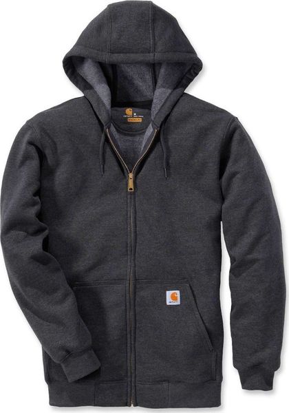 Carhartt Bluza Carhartt Midweight Hooded ZIP Carbon. Bluzy męskie Carhartt, m, bez wzorów, bez ramiączek, bez kaptura. Za 265.11 zł.