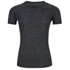 Koszulka tech. damska Odlo T-shirt crew neck ACTIVE 365 LINENCO. Żółte bluzki damskie ODLO, s, bez wzorów, sportowe, bez kołnierzyka, bez ramiączek. Za 214.99 zł.