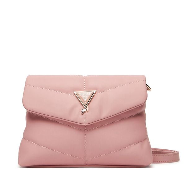 Torebka Guess. Czerwone listonoszki damskie Guess, z aplikacjami, bez dodatków. Za 139.99 zł.