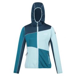 Walbury IV Regatta damska turystyczna bluza z kapturem. Czerwone bluzy damskie Regatta, bez wzorów, z polaru, sportowe, bez ramiączek, z kapturem. W wyprzedaży za 129.99 zł.
