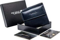 4U Cavaldi Kwadratowy portfel damski ze skóry naturalnej, z ochroną RFID Cavaldi Nie dotyczy. Brązowe portfele damskie 4U Cavaldi, ze skóry. Za 114.59 zł.