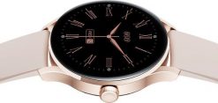 Smartwatch QCY Elite S11 AMOLED 1.19" IPX8 (różowozłoty). Czerwone zegarki smartwatch QCY, bez wzorów. Za 152.74 zł.