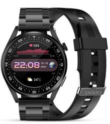 Smartwatch Giewont GW450-1 Czarny (GW450-1). Czarne zegarki smartwatch Giewont, bez wzorów. Za 185.75 zł.