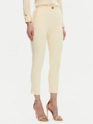 Elisabetta Franchi Spodnie materiałowe PA-076-51E2 Żółty Regular Fit. Żółte spodnie materiałowe damskie Elisabetta Franchi, bez wzorów, z materiału. Za 689.99 zł.