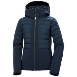 Damska kurtka narciarska Helly Hansen Avanti. Niebieskie kurtki sportowe damskie Helly Hansen, na zimę, l, bez wzorów, bez ramiączek, bez kaptura, narciarskie. W wyprzedaży za 2,227.50 zł.
