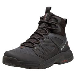 Buty trekkingowe męskie Helly Hansen Stalheim HT. Czarne buty zimowe męskie Helly Hansen, bez wzorów, z materiału, za kostkę, bez obcasa, bez zapięcia. Za 509.99 zł.