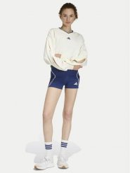 Adidas Bluza Stadium JZ1074 Biały Loose Fit. Białe bluzy damskie Adidas, m, bez wzorów, z bawełny, bez ramiączek, bez kaptura. Za 299.99 zł.