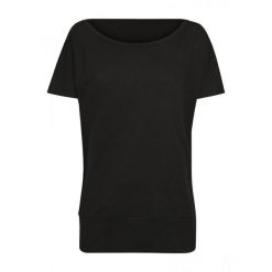 Damska Koszulka Z Nietoperzem. Czarne bluzki damskie BUILD YOUR BRAND, xl, bez wzorów, sportowe, bez kołnierzyka, bez ramiączek. Za 57.99 zł.