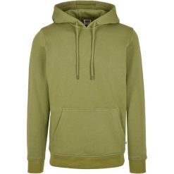 Hoodie Urban Classics organic basic. Zielone bluzy męskie Urban Classics, m, bez wzorów, eleganckie, bez ramiączek, z kapturem. Za 216.50 zł.