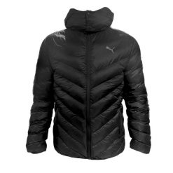 Kurtka męska Puma WINTER. Czarne kurtki męskie Puma, l, bez wzorów, bez kaptura. Za 365.99 zł.
