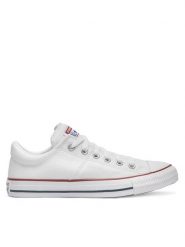 Converse Trampki Chuck Taylor All Star Madison Ox 563509C Biały. Białe trampki i tenisówki damskie Converse, bez wzorów, z materiału, bez zapięcia. Za 259.99 zł.
