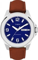 Zegarek męski Timex TW2W92800 brązowy. Brązowe zegarki męskie Timex, bez wzorów. Za 830.58 zł.