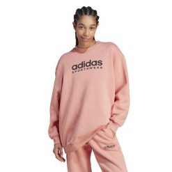 Bluza damska Adidas Gym & Pilates. Czerwone bluzy damskie Adidas, m, bez wzorów, z bawełny, sportowe, bez ramiączek, bez kaptura. W wyprzedaży za 199.99 zł.