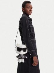 KARL LAGERFELD Torebka A3W30187 Czarny. Czarne listonoszki damskie KARL LAGERFELD, bez wzorów, ze skóry, bez dodatków. Za 1,299.00 zł.