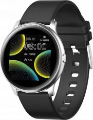 Smartwatch Gino Rossi SW010-11 Czarny (SW010-11). Czarne zegarki smartwatch Gino Rossi, bez wzorów. Za 129.61 zł.