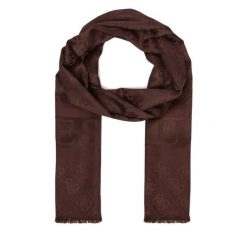 Szal Guess. Brązowe szaliki damskie Guess, z aplikacjami. Za 194.99 zł.