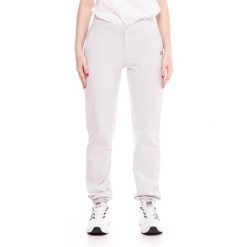 Spodnie dresowe z bawełna z kieszenie na co dzień. Szare spodnie dresowe damskie LEONE 1947 APPAREL, bez wzorów, z bawełny, sportowe. W wyprzedaży za 164.19 zł.