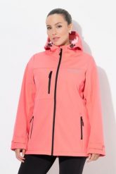 Damskie Kurtka softshell HYPRAR hydrofobowa stretch odblask. Czerwone kurtki sportowe damskie Ulla Popken, plus size, bez wzorów, z elastanu, bez ramiączek, z kapturem, trekkingowe. Za 479.99 zł.