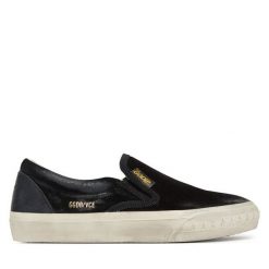 Tenisówki Golden Goose. Czarne trampki męskie GOLDEN GOOSE, bez wzorów, bez zapięcia. Za 1,369.00 zł.