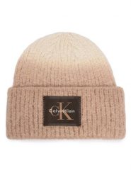 Calvin Klein Czapka LV04F8102G Beżowy. Brązowe czapki damskie Calvin Klein, na zimę, bez wzorów, z poliesteru. Za 209.99 zł.