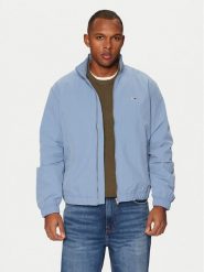 Tommy Jeans Kurtka przejściowa Essential DM0DM20655 Niebieski Regular Fit. Niebieskie kurtki męskie Tommy Jeans, m, bez wzorów, z jeansu, bez kaptura. Za 319.99 zł.