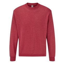 Męska Klasyczna Bluza Wkładana Przez Głowę. Czerwone bluzy męskie fruit of the loom, m, bez wzorów, klasyczne, bez ramiączek, bez kaptura. Za 62.99 zł.