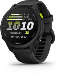 Zegarek sportowy Garmin Forerunner 70 Czarny (010-04307-00). Czarne zegarki sportowe Garmin, bez wzorów. Za 975.56 zł.