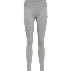 Damskie legginsy bawełniane Hummel Move Grid. Szare legginsy damskie Hummel, bez wzorów, z bawełny. Za 194.00 zł.