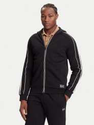 EA7 Emporio Armani Bluza 7M000973 AF10377 UC001 Czarny Regular Fit. Czarne bluzy męskie EA7 Emporio Armani, l, bez wzorów, z bawełny, bez ramiączek, bez kaptura. Za 489.99 zł.