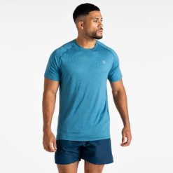 Persist męska sportowa koszulka. Niebieskie koszulki sportowe męskie Dare 2B, m, bez wzorów, bez ramiączek, do biegania. Za 151.50 zł.
