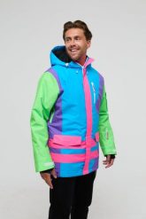Kurtka Yeh Man Powder Hound. Czerwone kurtki sportowe męskie OOSC, l, bez wzorów, z materiału, z kapturem, narciarskie. Za 1,710.99 zł.