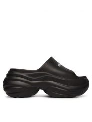 KARL LAGERFELD Klapki KL88900A Czarny. Czarne klapki damskie KARL LAGERFELD, bez wzorów, z syntetyku, bez obcasa, bez zapięcia. Za 421.99 zł.