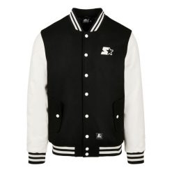 Kurtka Urban Classics starter college. Białe kurtki sportowe męskie Urban Classics, m, bez wzorów, z poliesteru, bez kaptura, do biegania. Za 549.05 zł.