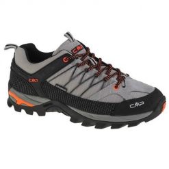 Buty trekkingowe męskie CMP Rigel Low. Szare buty zimowe męskie CMP, z materiału, bez zapięcia. Za 329.00 zł.