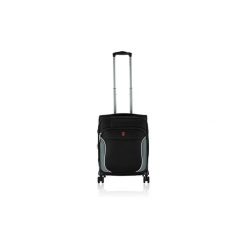 Traveller Expand Walizka podróżna na kółkach w kolorze czarnym. Czarne walizki damskie Erima, bez wzorów, z materiału. Za 402.99 zł.