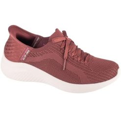 Buty sportowe Sneakersy damskie, Skechers Slip-Ins Ultra Flex 3.0 - Brilliant. Czerwone obuwie sportowe damskie Skechers, bez wzorów, z tkaniny, bez zapięcia, trekkingowe, Skechers Sport. Za 339.99 zł.