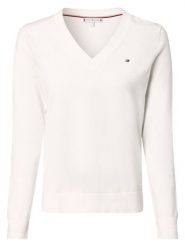 Tommy Hilfiger Sweter Kobiety biały, XS. Białe swetry nierozpinane damskie Tommy Hilfiger, xs, bez wzorów, z dzianiny, eleganckie, bez kołnierzyka, bez ramiączek. Za 489.95 zł.