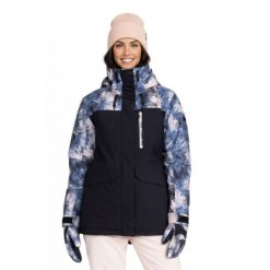 Kurtka narciarska damska Roxy Dawnrae Parka. Niebieskie parki damskie Roxy, na zimę, bez wzorów, z poliesteru, bez kaptura. Za 1,041.70 zł.