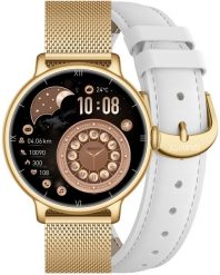 Smartwatch Gravity GT33-2 Złoty (GT33). Żółte zegarki smartwatch Gravity, bez wzorów. Za 175.62 zł.