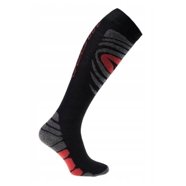 Podkolanówki Unisex Dla Dorosłych Galache II. Czarne skarpetki damskie Hi-tec, bez wzorów, z bawełny. Za 58.99 zł.