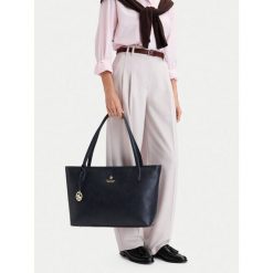 Torebka Beverly Hills Polo Club. Niebieskie shopperki damskie Beverly Hills Polo Club, bez wzorów, bez dodatków. Za 219.99 zł.