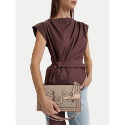 Torebka Nine West. Brązowe listonoszki damskie Nine West, bez wzorów, bez dodatków. Za 329.99 zł.