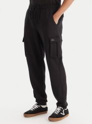 Quiksilver Spodnie dresowe EQYFB03401 Czarny Regular Fit. Czarne spodnie sportowe męskie Quiksilver, m, bez wzorów, z dresówki. Za 249.99 zł.