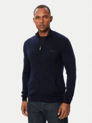 Guess Kardigan M6YR08 Z0913 Granatowy Regular Fit. Niebieskie swetry męskie Guess, m, z aplikacjami, z syntetyku, bez kołnierzyka, bez ramiączek. Za 434.99 zł.