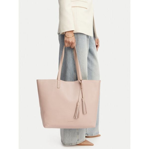Torebka JENNY. Brązowe shopperki damskie Jenny, bez wzorów, bez dodatków. Za 159.99 zł.