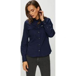 Lee - Koszula. Niebieskie koszule damskie Lee, l, bez wzorów, z bawełny, casualowe, bez kołnierzyka, bez ramiączek. W wyprzedaży za 159.90 zł.