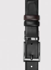 Dwustronny skórzany pasek męski. Brązowe paski męskie Pako Lorente, ze skóry. Za 199.99 zł.