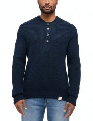 Męski Sweter Mustang Style Emil C Henley Total Eclipse 1014118 5226. Swetry męskie Mustang, m, bez wzorów, bez kołnierzyka, bez ramiączek. Za 179.99 zł.