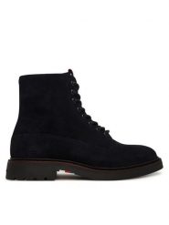 Tommy Hilfiger Kozaki Comfort Lwt FM0FM05594 Granatowy. Niebieskie buty zimowe męskie Tommy Hilfiger, bez wzorów, ze skóry, bez obcasa, bez zapięcia. Za 489.99 zł.